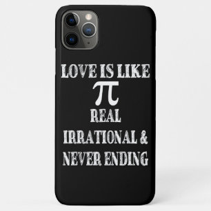 Liebe ist wie Pi Real irrational und nie beendet Case-Mate iPhone Hülle