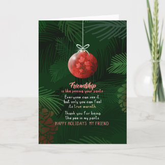 Liebe ist wie Ping Your Pants Valentine Funny Hol Feiertagskarte