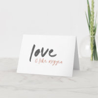 Liebe ist wie Sauerstoff | Modern Sweet Romantic o