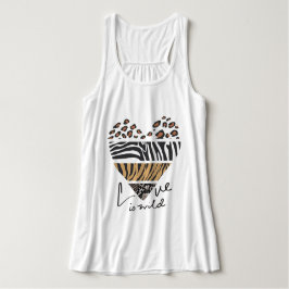 Liebe ist wild tank top