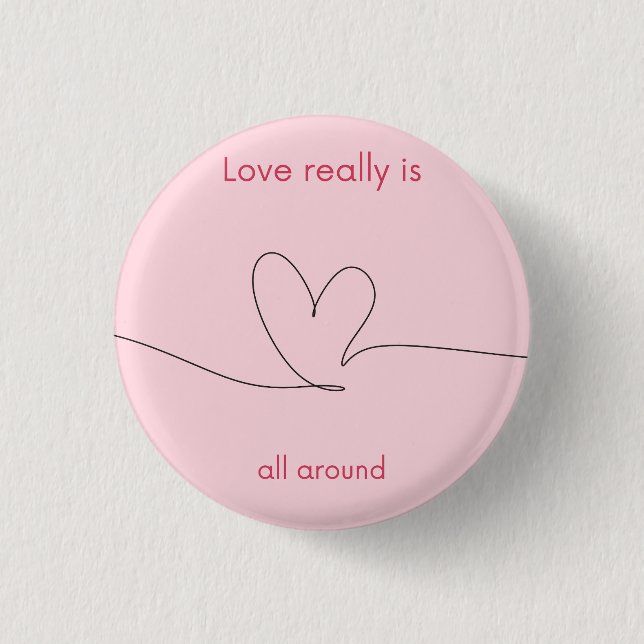 Liebe ist wirklich überall button (Vorderseite)