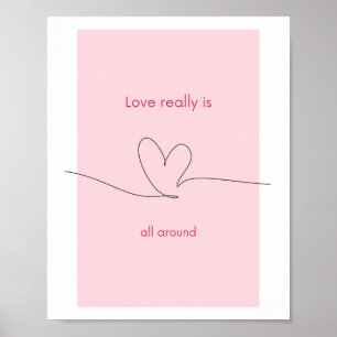 Liebe ist wirklich überall poster