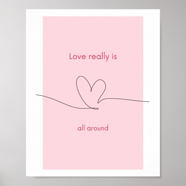 Liebe ist wirklich überall poster (Vorne)