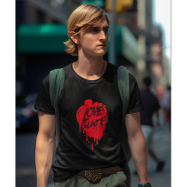 Liebe Ist zum Kotzen, antivalentinisches Tagesdesi T-Shirt