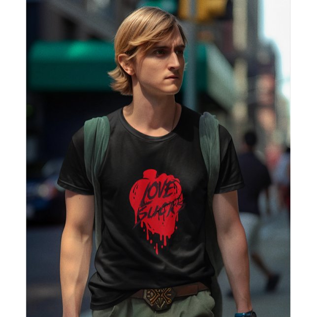 Liebe Ist zum Kotzen, antivalentinisches Tagesdesi T-Shirt (Von Creator hochgeladen)