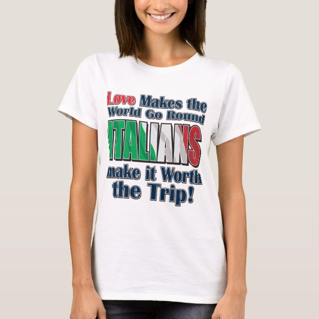 Liebe-Italiener T-Shirt (Vorderseite)