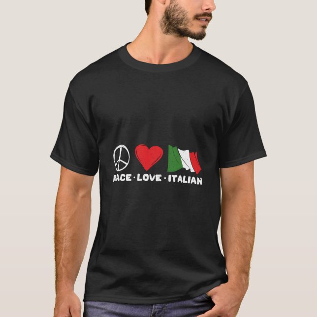 Liebe Italienisch T-Shirt (Vorderseite)