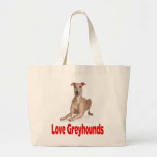 Liebe Italienisches Windspiel-Welpen-Hund-Tasche Jumbo Stoffbeutel