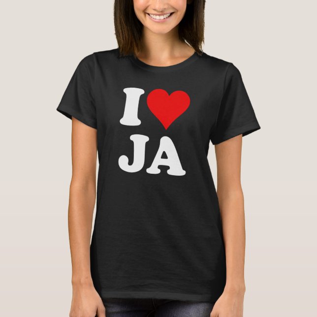 Liebe Ja 1 T-Shirt (Vorderseite)