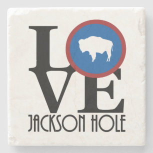 LIEBE Jackson Hole Steinuntersetzer