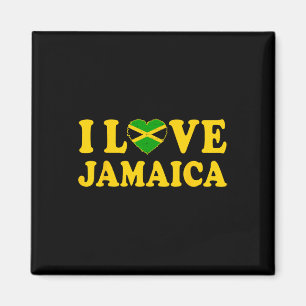 Liebe Jamaica Herz Proud Jamaica Jamaica Indepenca Magnet
