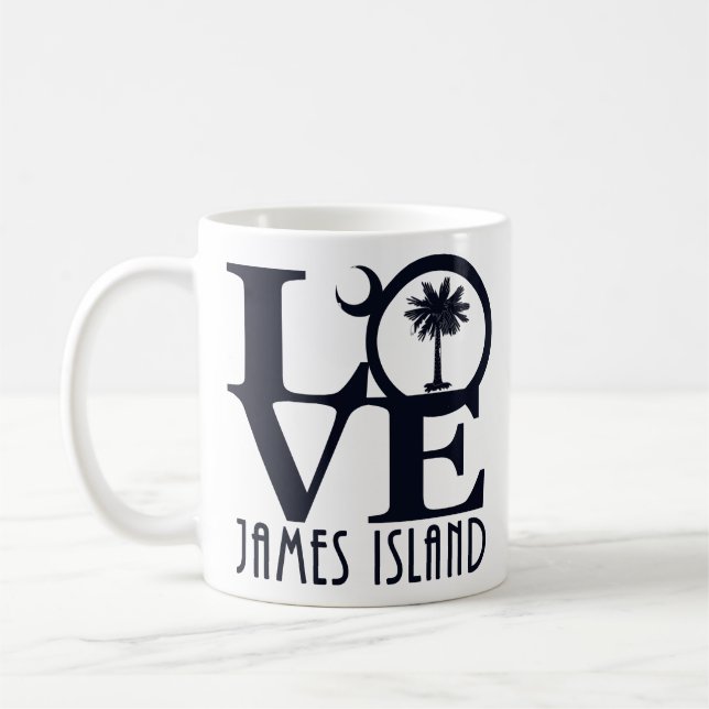 LIEBE James Island 11oz Kaffeetasse (Links)