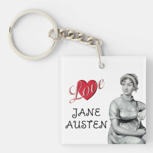 LIEBE JANE AUSTEN SCHLÜSSELANHÄNGER