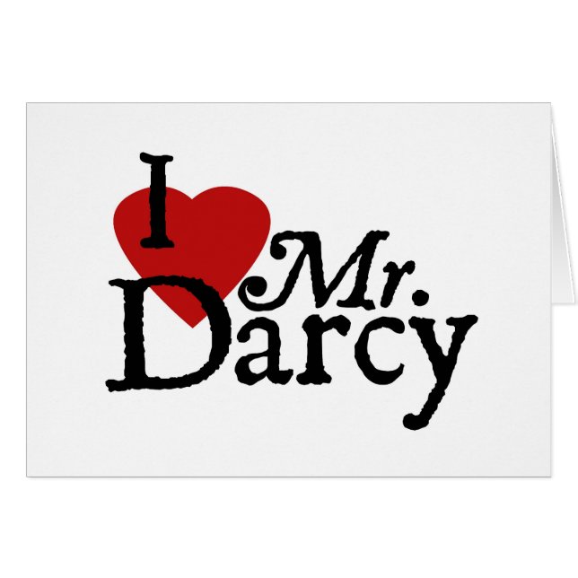 LIEBE Janes Austen I Herr Darcy (Vorderseite (Horizontal))