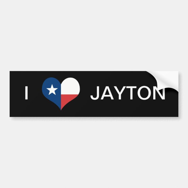 LIEBE JAYTON AUTOAUFKLEBER (Vorne)