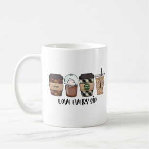 Liebe jede Seite Kaffeetasse
