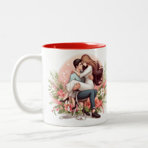 Liebe Jeden Tag   Valentinstag Zweifarbige Tasse
