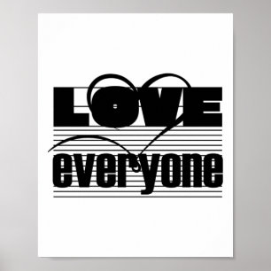 Liebe Jeder Sticker3 Poster