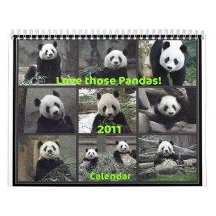 Liebe jene Pandas! 2011 Kalender
