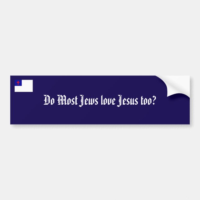 Liebe Jesus Autoaufkleber (Vorne)