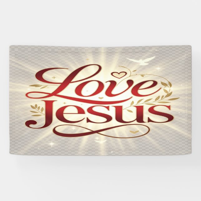 Liebe Jesus Banner (Horizontal)