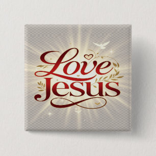 Liebe Jesus Button