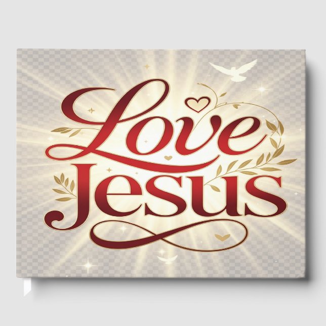 Liebe Jesus Gästebuch (Vorderseite)