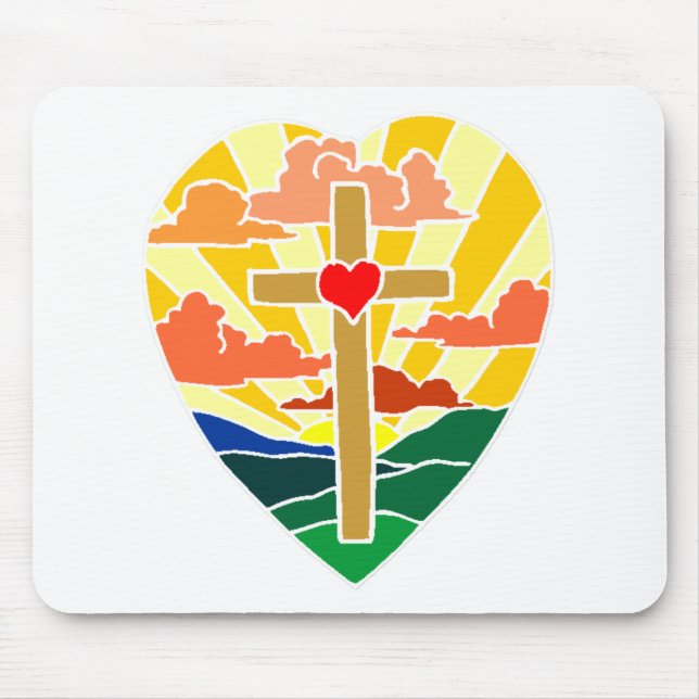 Liebe Jesus Mousepad (Vorne)