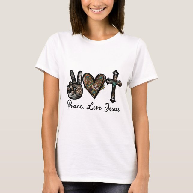 Liebe Jesus T-Shirt (Vorderseite)