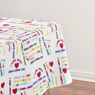 Liebe Jesus Tischdecke