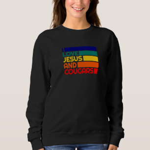 Liebe Jesus und Pumas Reife Frau  Pumaköder Sweatshirt
