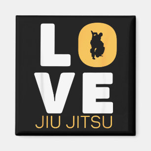 Liebe Jiu Jitsu Judo Kampfsport Brasilianisches Bj Magnet