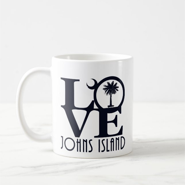 LIEBE Johns Island SC 11oz Kaffeetasse (Links)