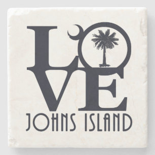 LIEBE Johns Island SC Steinuntersetzer