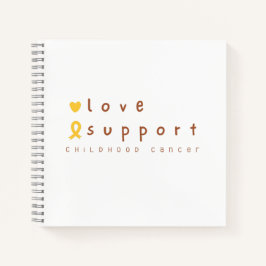 Liebe-Journal zur Unterstützung von Krebs im Kinde Notizbuch