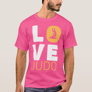 Liebe Judo Japanisch Martial Art Judo T-Shirt