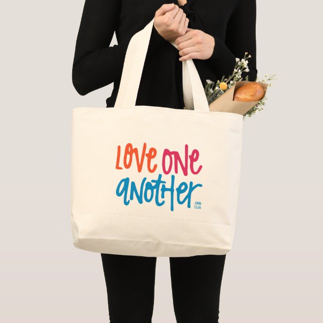 Liebe Jumbo Stoffbeutel (Vorderseite (Produkt))