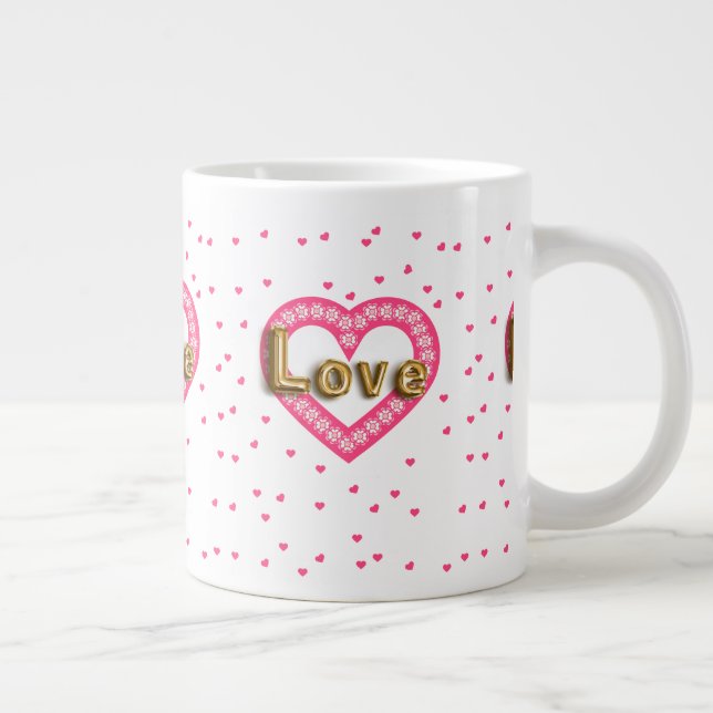 Liebe Jumbo-Tasse (Rechts)