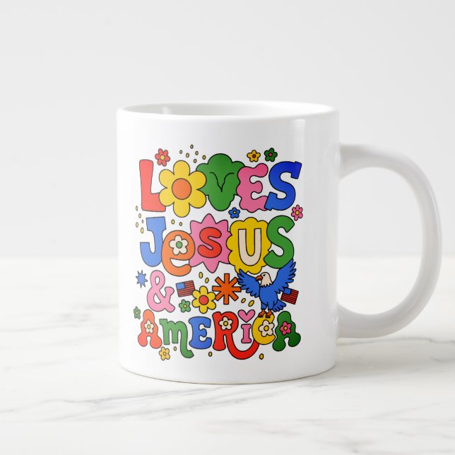 Liebe  Jumbo-Tasse (Rechts)