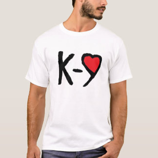 Liebe k9 T-Shirt