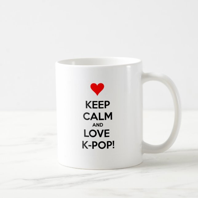 Liebe K-Pop! Kaffeetasse (Rechts)