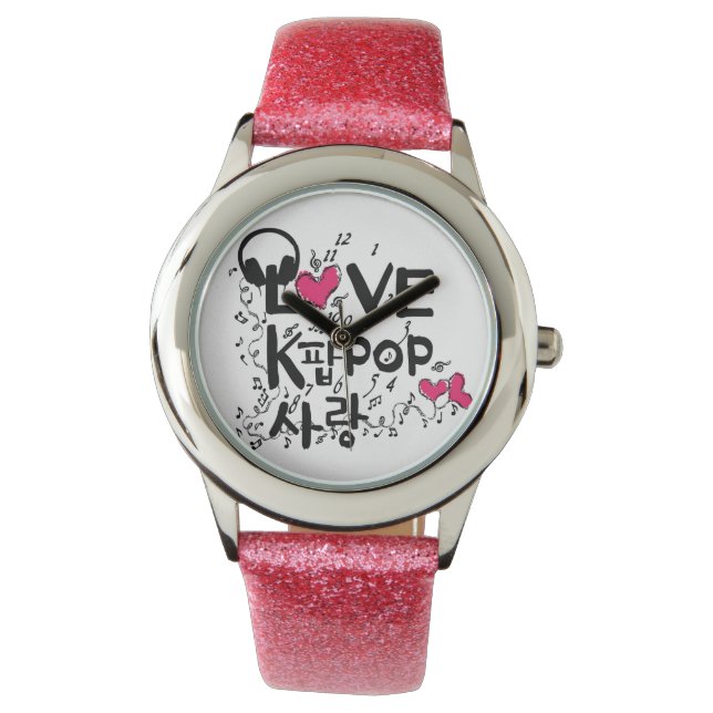 LIEBE K-POP MUSIC Watch Armbanduhr (Vorderseite)