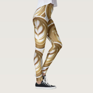 Liebe-Kaffee-Leggings Leggings