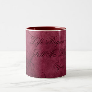 Liebe - Kaffee Tasse: Liebe Twilight Collection Zweifarbige Tasse