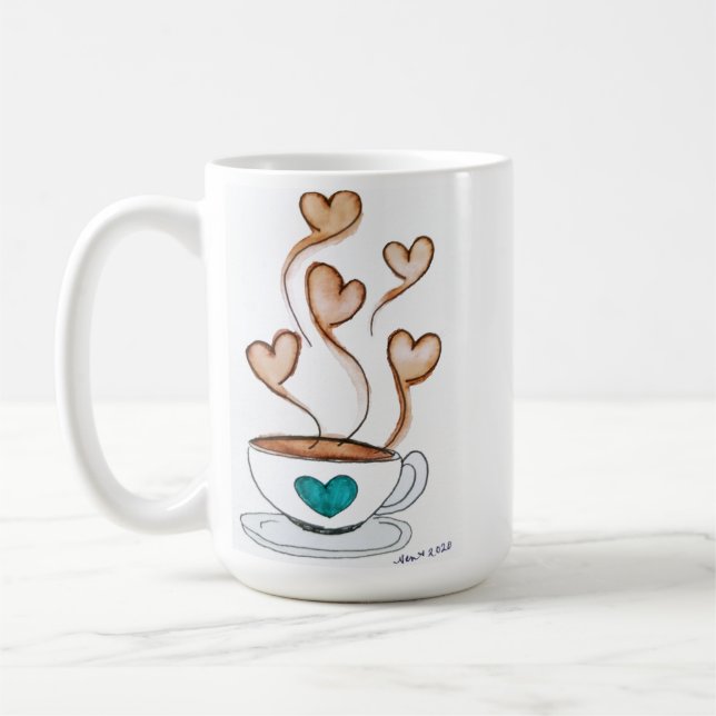Liebe Kaffeetasse (Links)