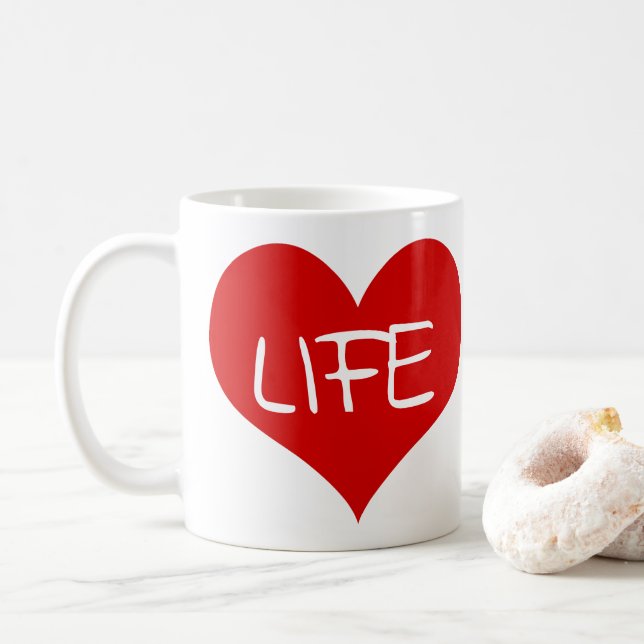 Liebe Kaffeetasse (Mit Donut)