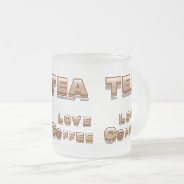 Liebe Kaffeetasse | Anpassbare Kaffee- & Teetasse (VorderseiteRechts)