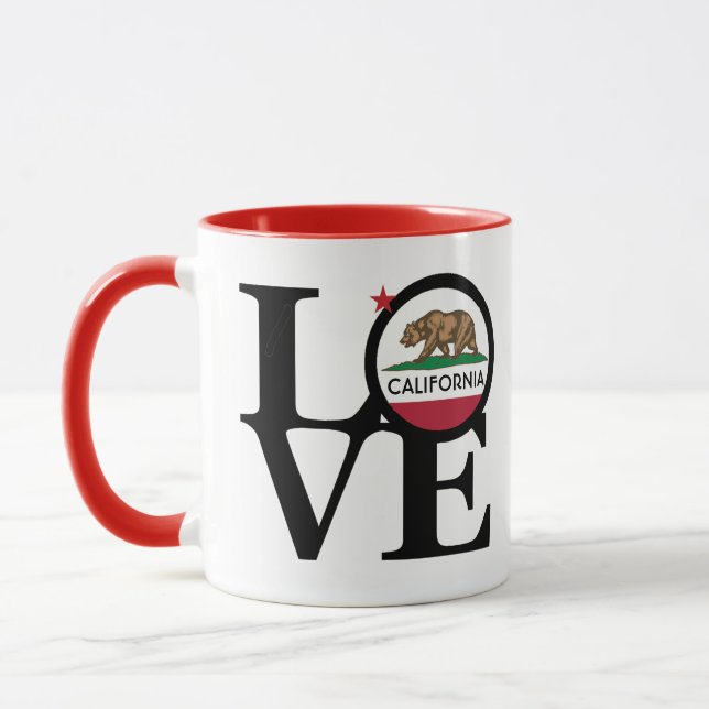 LIEBE Kalifornien Tasse (Links)
