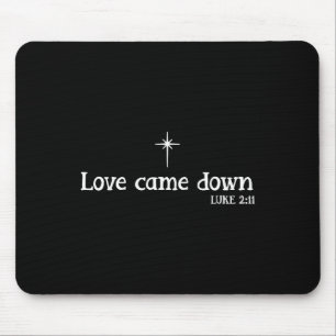 Liebe kam Bibelvers Christliches Weihnachten Jes Mousepad