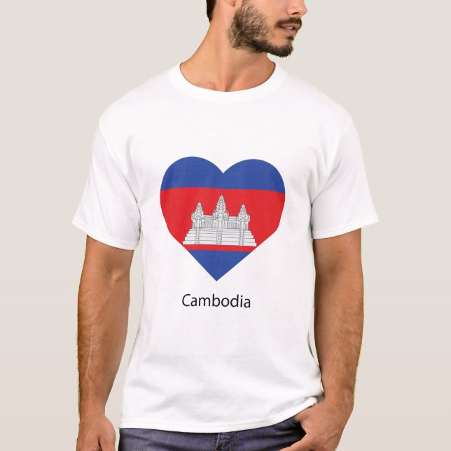 Liebe Kambodscha T-Shirt (Vorderseite)